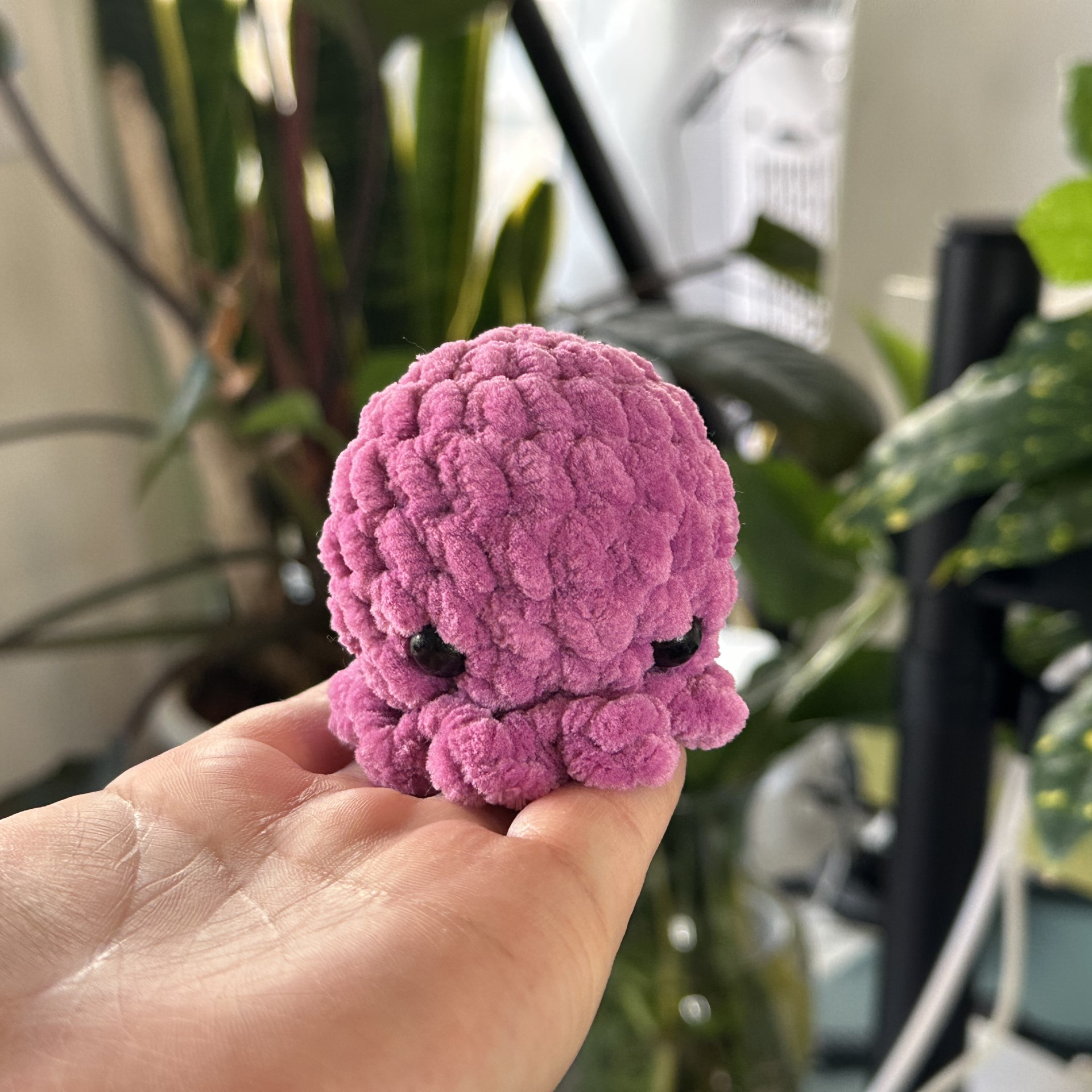 Crochet Mini Octopus Keychain Pattern PDF Download Beginner Friendly