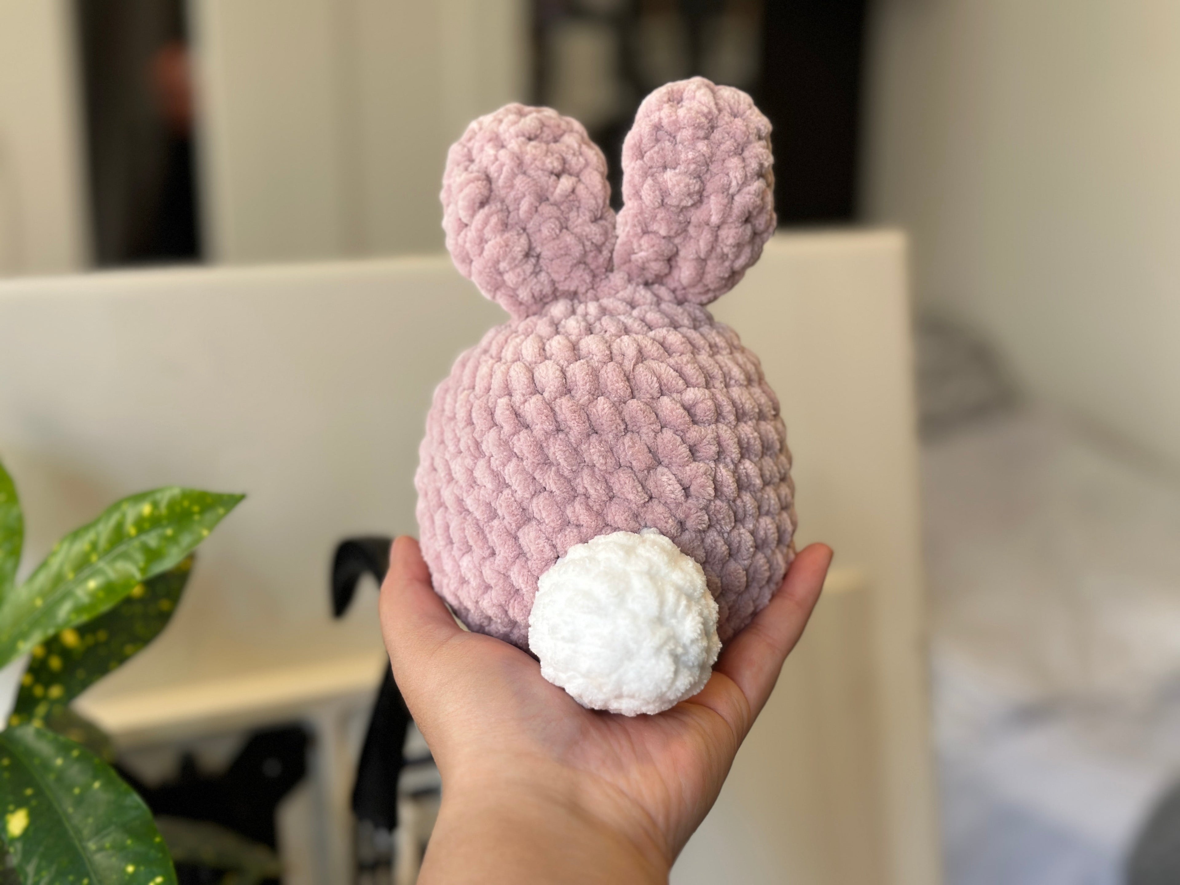 Crochet Bunny Plushie Pattern PDF Download Beginner Friendly