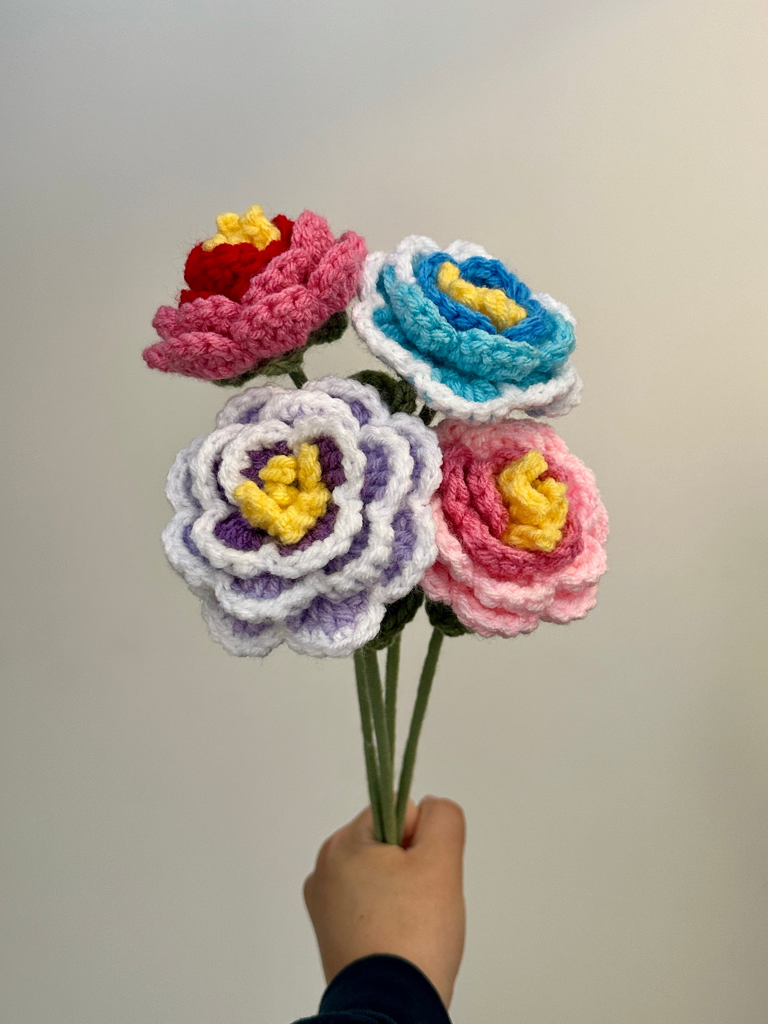 Crochet Flowers🌷Create your own bouquet!
