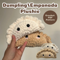 Crochet Dumpling/Empanada Plushie Pattern PDF Download Beginner Friendly