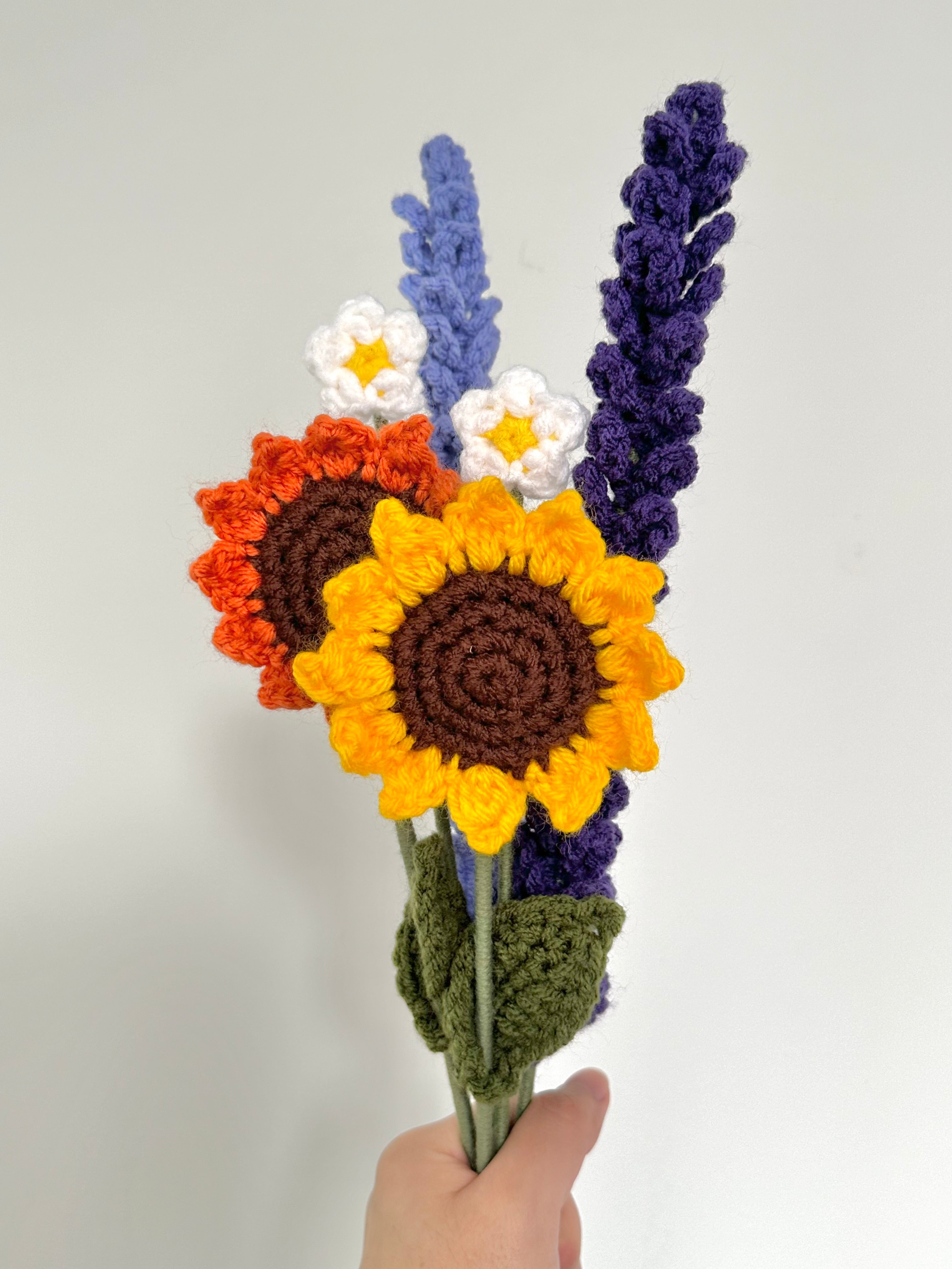 Crochet Flowers🌷Create your own bouquet!