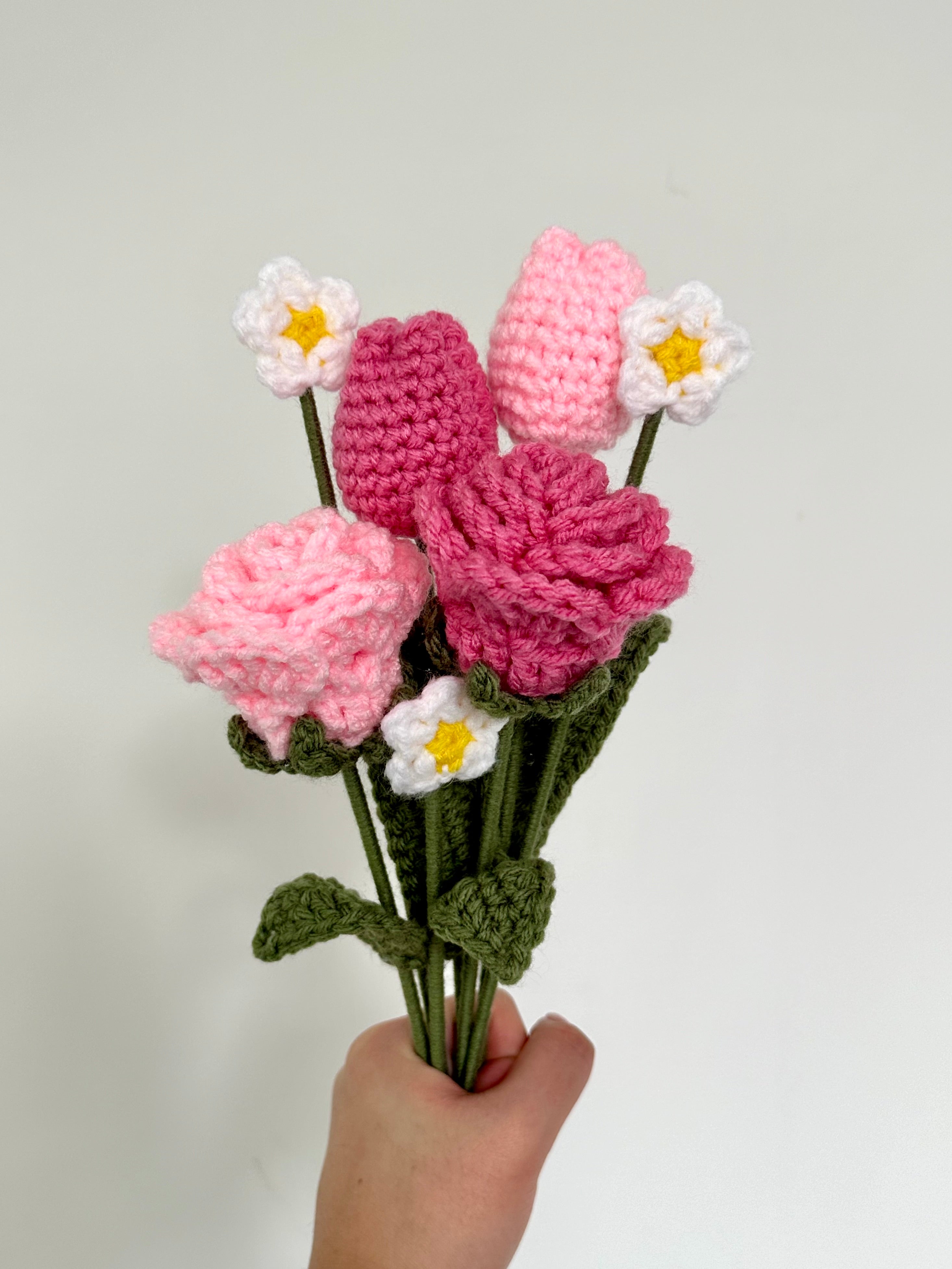 Crochet Flowers🌷Create your own bouquet!