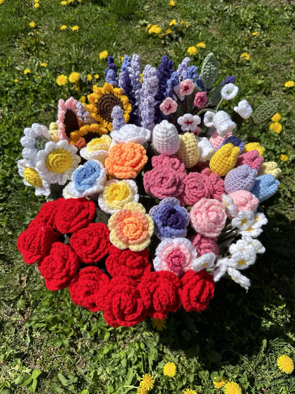 Crochet Flowers🌷Create your own bouquet!