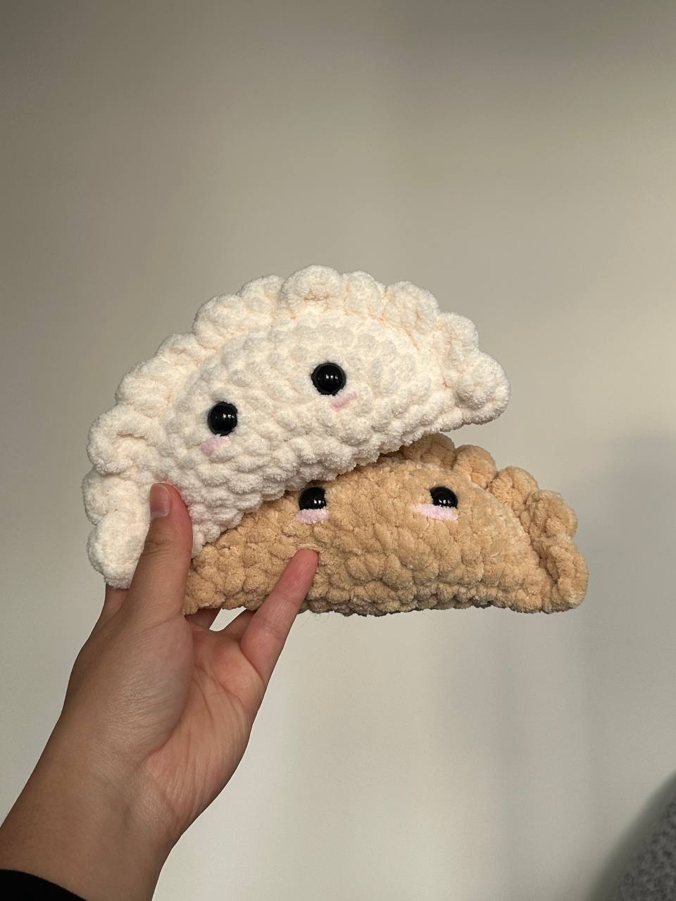 Dumpling/Empanada Plushie (Gyoza, Jamaican Patty, Pierogie)
